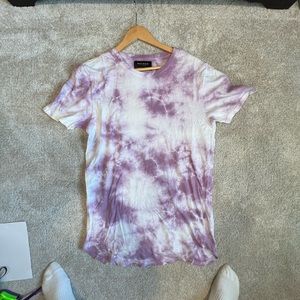 PACSUN purple tie dye long t